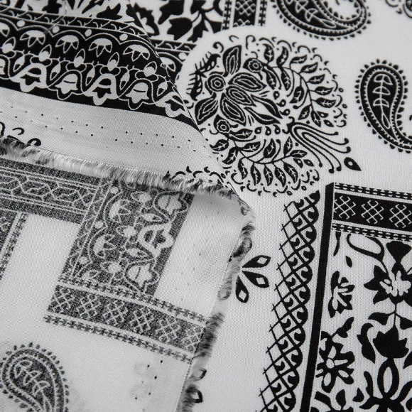 Ткань Штапель 90 г/м? 100% вискоза шир.145 см арт.Р.31125.02 цв.02 белый рул.50м Ткань Штапель 90 г/м? 100% вискоза шир.145 см арт.Р.31125.02 цв.02 белый рул.50м