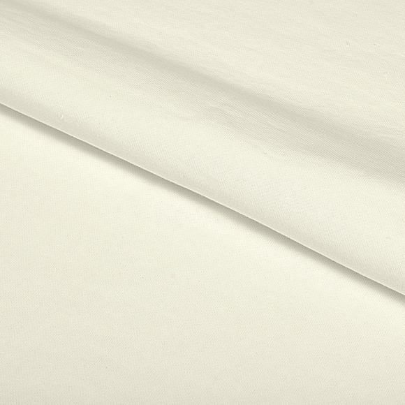 Ткань футер 3х нитка петля гл/крашеный диагональ 310г/м?  65%хб 35%пэ  шир.180см арт.УН-3106535-38 цв.экрю рул. 35-60м (1кг-1,8м)