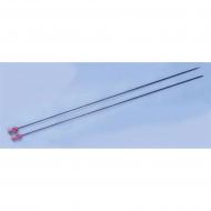 Спицы арт.ВОС-С 66 прямые для вязания с огранич. 1,8мм 34см (2шт) сталь цв.оксид