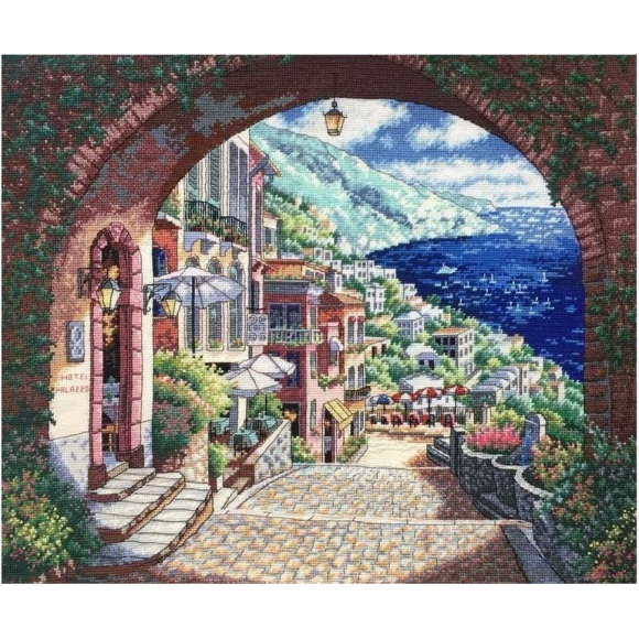 Набор для вышивания Classic Design арт.4500 Прибрежный вид 43х34 см