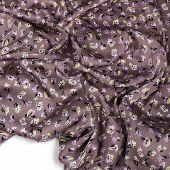 Ткань шелк Армани 90г/м? 97% полиэстер, 3% спандекс шир.145см арт.Р.28330.01 цв.01 лиловый рул.30м