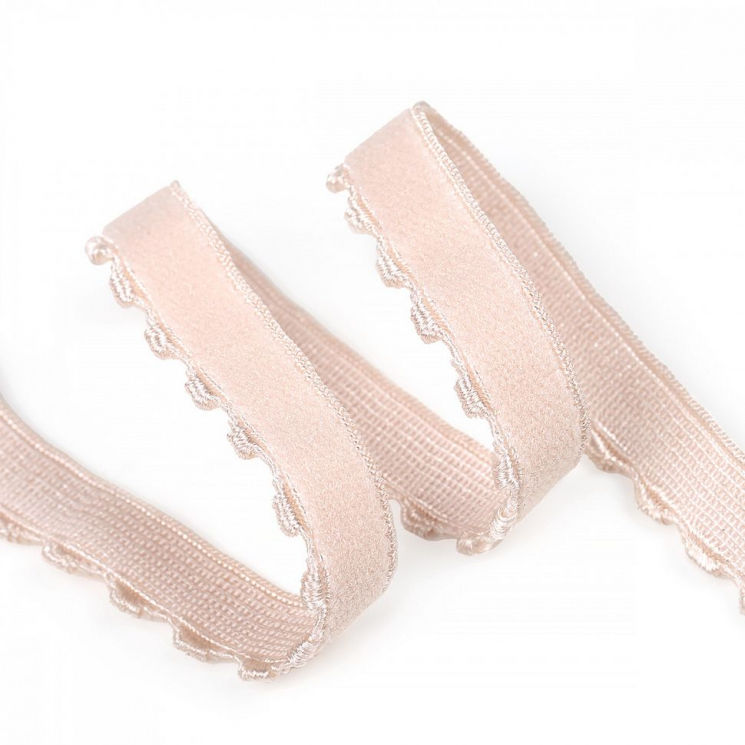 Резинка  TBY бельевая (отделочная) арт.ЕТ-1 10мм цв.S185 серебристый пион уп.10 м