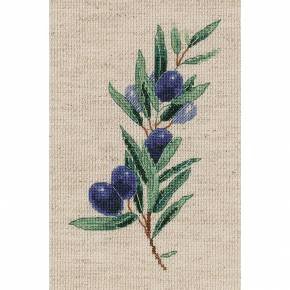 Набор для вышивания KLART арт. 8-358 Веточка оливы 12х17,5 см
