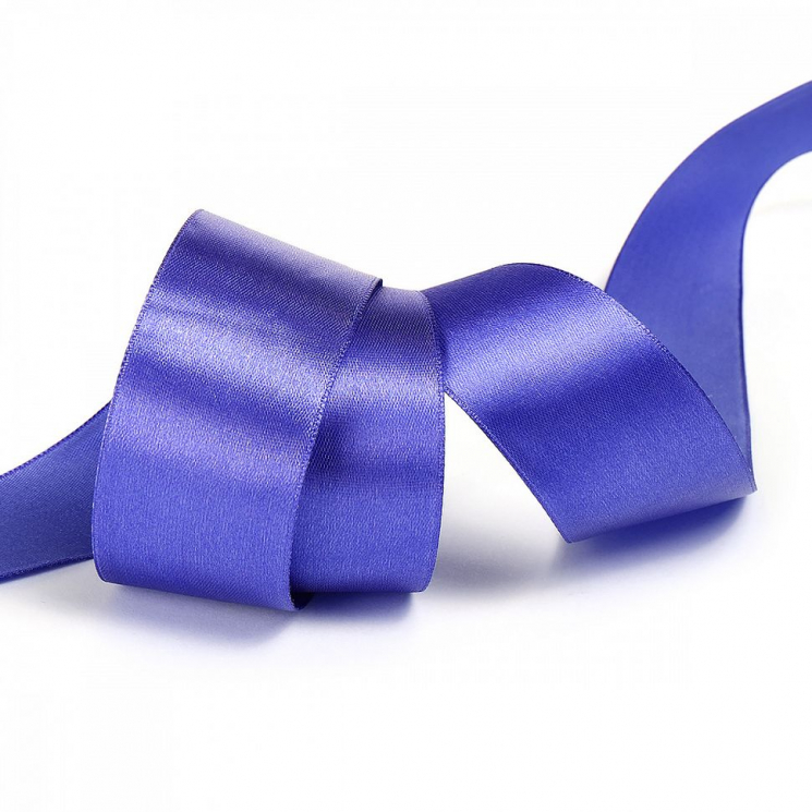 Лента атласная 38мм цв.3159 т.фиолетовый IDEAL уп.27,4 м