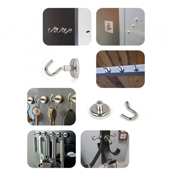 Крючок на неодимовом магните E25 TBY уп.2шт