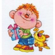 Набор для вышивания АЛИСА арт.0-73 Антошка 12х14 см