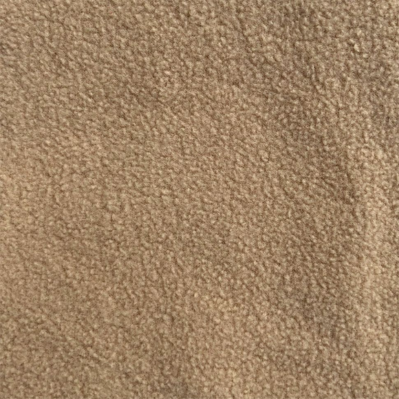 Ткань флис 2-х сторонний TBY-0059-308 190 г/м? 100% ПЭ шир.150см  цв.F308 бежевый рул.70-110м (1кг - 3,5м)