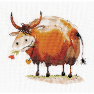 Набор для вышивания ОВЕН арт. 1330 Бычок - 1 16х16 см