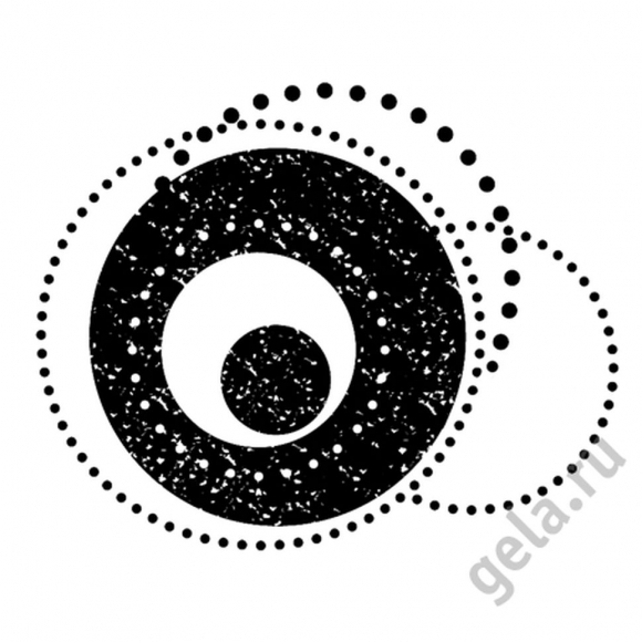 52818_Деревянный штамп "Круги"