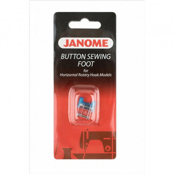 Лапка для бытовых швейных машин Janome 7 мм, для пришивания пуговиц