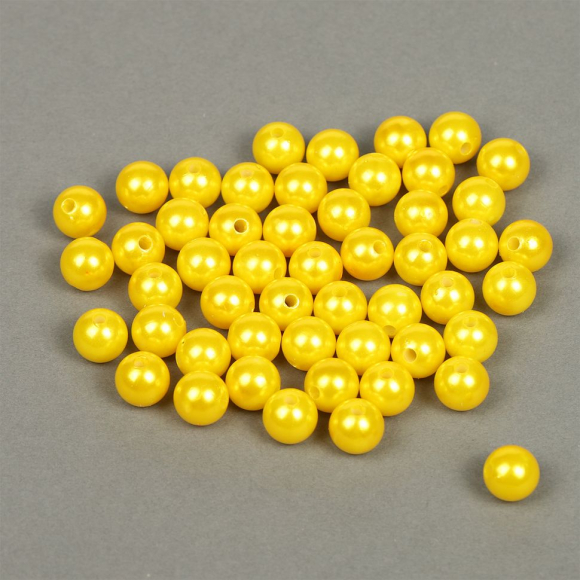 Бусины MAGIC 4 HOBBY круглые перламутр 12мм цв.A08 лимон уп.50г (53шт) Бусины MAGIC 4 HOBBY круглые перламутр 12мм цв.A08 лимон уп.50г (53шт)