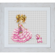 Набор для вышивания LUCA-S арт. B1056 Принцесса 16х13,5 см Набор для вышивания LUCA-S арт. B1056 Принцесса 16х13,5 см