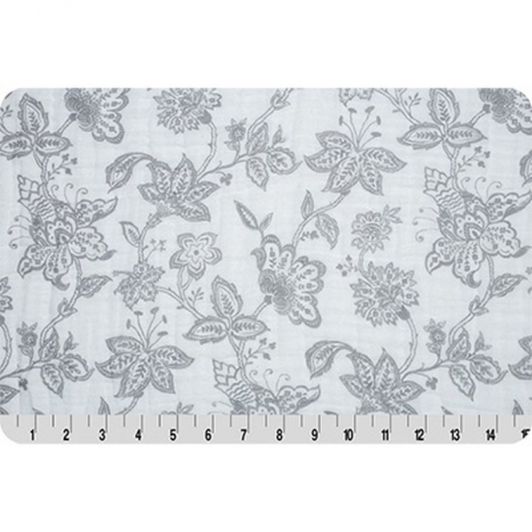 Ткань для пэчворка PEPPY Embrace (марлевка) 120 г/м? 100% хлопок цв.garden toile steel уп.100х125 см