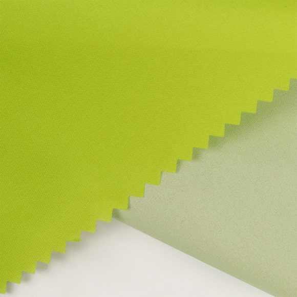 Ткань курточная TBY Дюспо 240T с пропиткой PU MILKY 80г/м? 1092 лайм 150 см уп.1м
