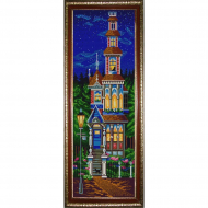 Рисунок на ткани (Бисер) КОНЁК арт. 9816 Сказочный домик 25х65 см Рисунок на ткани (Бисер) КОНЁК арт. 9816 Сказочный домик 25х65 см
