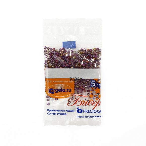 Бисер №10, 5 г., цвет 94300