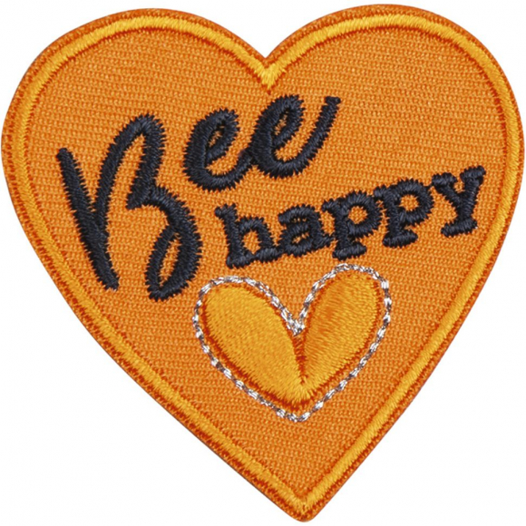 Термоаппликация "Будь счастлив сердце "