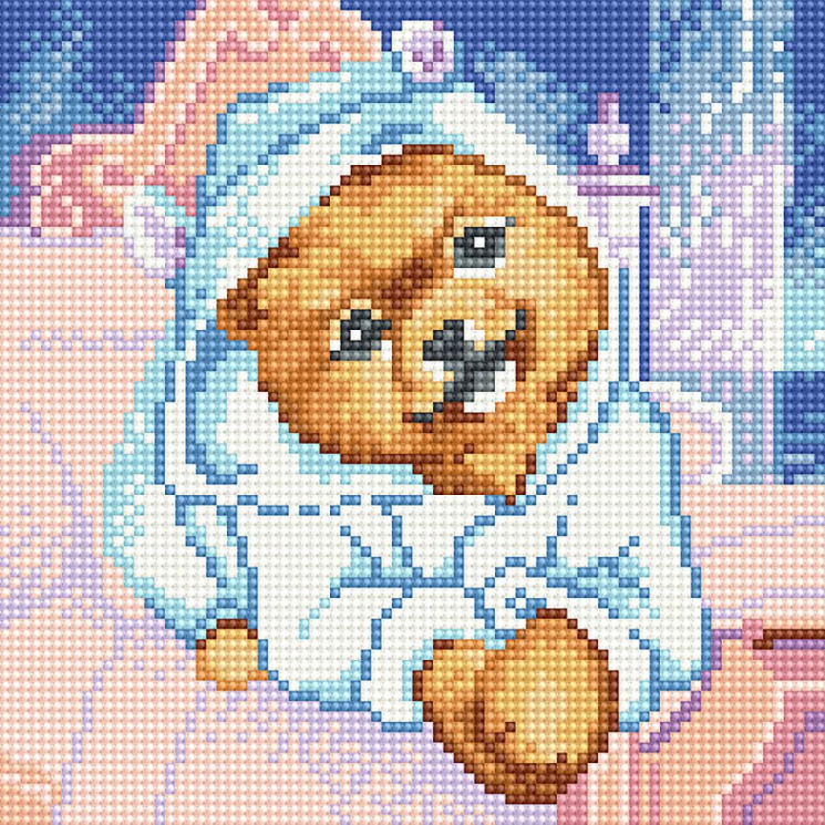 Алмазная мозаика Ah5557 Сладких снов 20х20