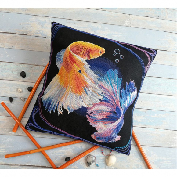 151841_Набор для изготовления наволочки "Бетта рыбы"