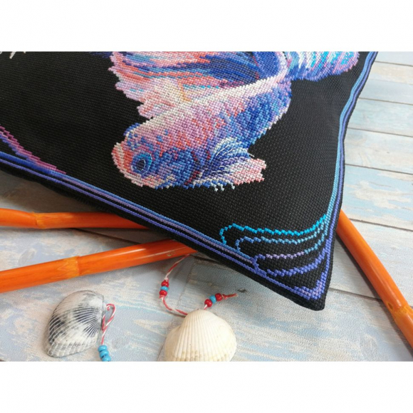 151841_Набор для изготовления наволочки "Бетта рыбы"