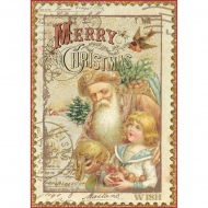 83893_Бумага рисовая мини - формат "Весёлого Рождества" 83893_Бумага рисовая мини - формат "Весёлого Рождества"