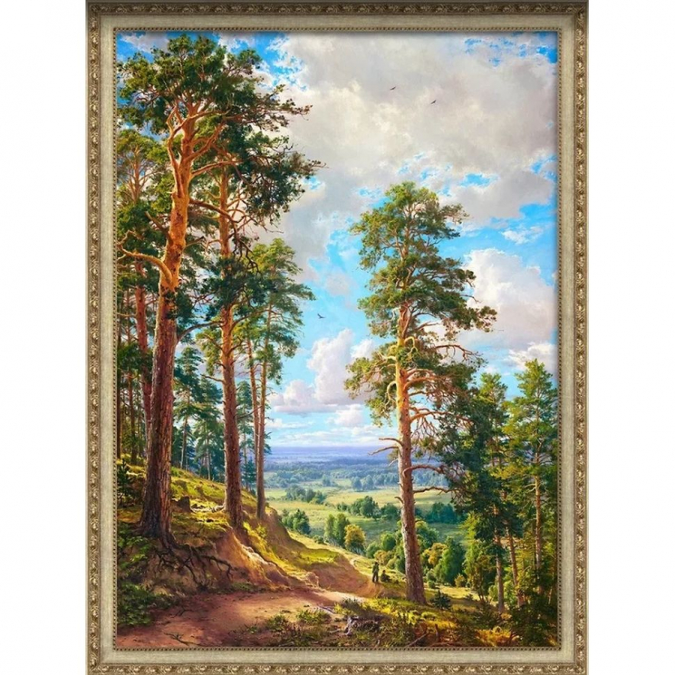 Набор для изготовления картин АЛМАЗНАЯ ЖИВОПИСЬ арт.АЖ.1814 Орлиная песня 50х70 см