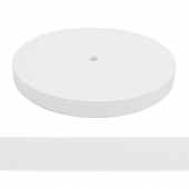 Резинка башмачная для обуви 20мм цв.белый аппретированная уп.25 м