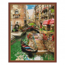 Картина мозаикой с нанесенной рамкой Molly арт.KC0004 Венецианский пейзаж (36 цветов) 40х50 см