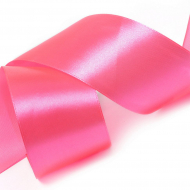 Лента атласная 50мм цв.3080 ярк.розовый IDEAL уп.27,4 м