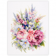 Набор для вышивания ЧУДЕСНАЯ ИГЛА арт.101-310 Цветочный вальс 19х26 см Набор для вышивания ЧУДЕСНАЯ ИГЛА арт.101-310 Цветочный вальс 19х26 см