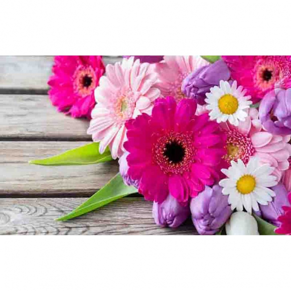 Картина стразами "Герберы" Картина стразами "Герберы"