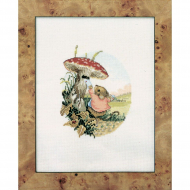 Набор для вышивания OEHLENSCHLAGER арт.84257 Мышка-почтальон 21х27 см Набор для вышивания OEHLENSCHLAGER арт.84257 Мышка-почтальон 21х27 см
