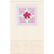 Набор-открытка для вышивания крестом АБРИС АРТ арт. AOH-010 Розовая нежность 8х8см