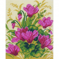 Рисунок на канве МАТРЕНИН ПОСАД арт.28х37 - 0770-1 Цикламен Рисунок на канве МАТРЕНИН ПОСАД арт.28х37 - 0770-1 Цикламен