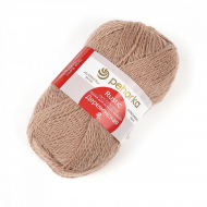 Пряжа для вязания ПЕХ Деревенская (100% полугрубая шерсть) 10х100г/250м цв.412 верблюжий