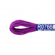 Нитки для вышивания Gamma мулине 100% вискоза 12 x 8 м цв.R0766 фиолетовый