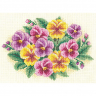 Набор для вышивания PANNA арт. C-0977 Очаровательные глазки 26х20 см