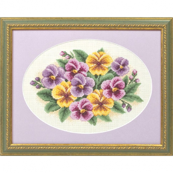 Набор для вышивания PANNA арт. C-0977 Очаровательные глазки 26х20 см