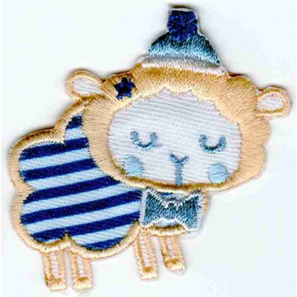 Термоаппликация HKM "Schaf mit gestreiftem Bauch und"