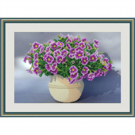 Набор для вышивания бисером GALLA COLLECTION арт.Л 335 Петунии 42х28 см