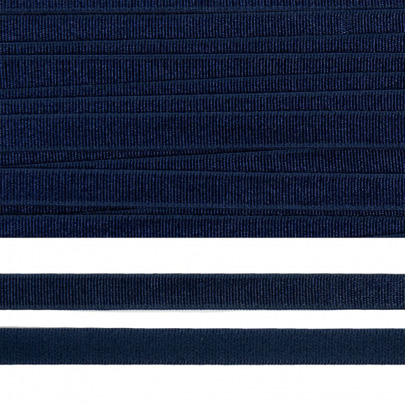 Резинка TBY бельевая (для бретелей) 8мм цв.S919 синий сапфир уп.25м