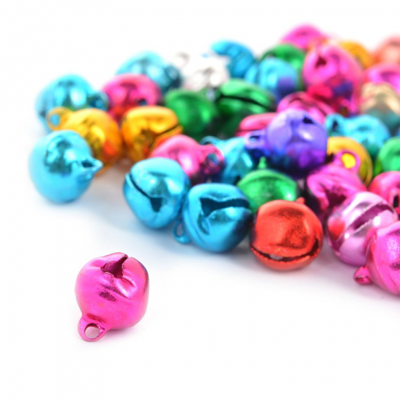 Бубенчик 10мм TBY.120630-3 цв.цветной уп.100шт