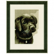 Набор для вышивания VERVACO арт.PN-0158080 Щенок лабрадора 31х24 см