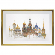 35005_Набор для вышивания "Санкт-Петербург", канва аида 18 ct