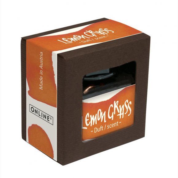 189726_Чернила "Ink of the Senses" для перьевых ручек, 15 мл, с ароматом лемонграсса, цвет оранжевый