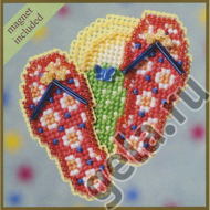 38027_Набор для вышивания "Шлепанцы"