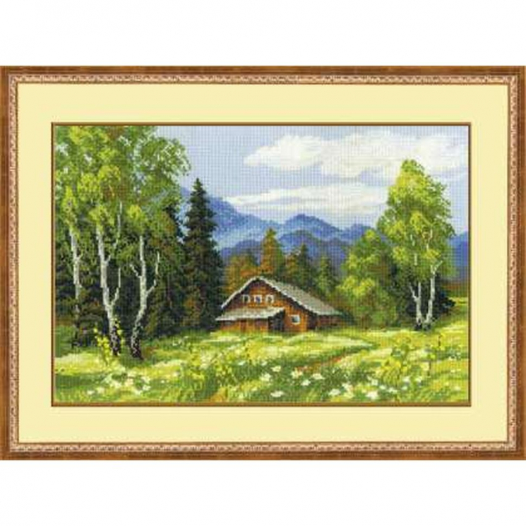 Набор для вышивания РИОЛИС арт.1051 Шале 38х26 см