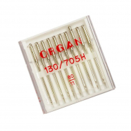 Иглы для бытовых швейных машин ORGAN универсальные №80, уп.10 игл
