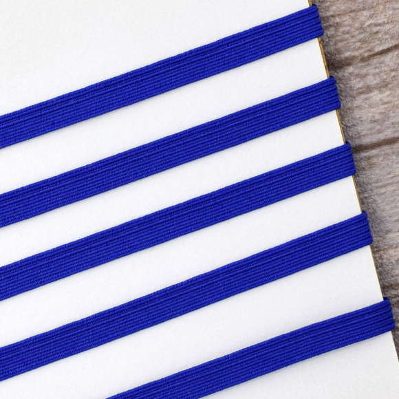 Резинка 6,6 мм, цвет синий