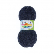 Пряжа ALPINA ROLAND (100% альпака) 4х50г/200м цв.27 т.серый